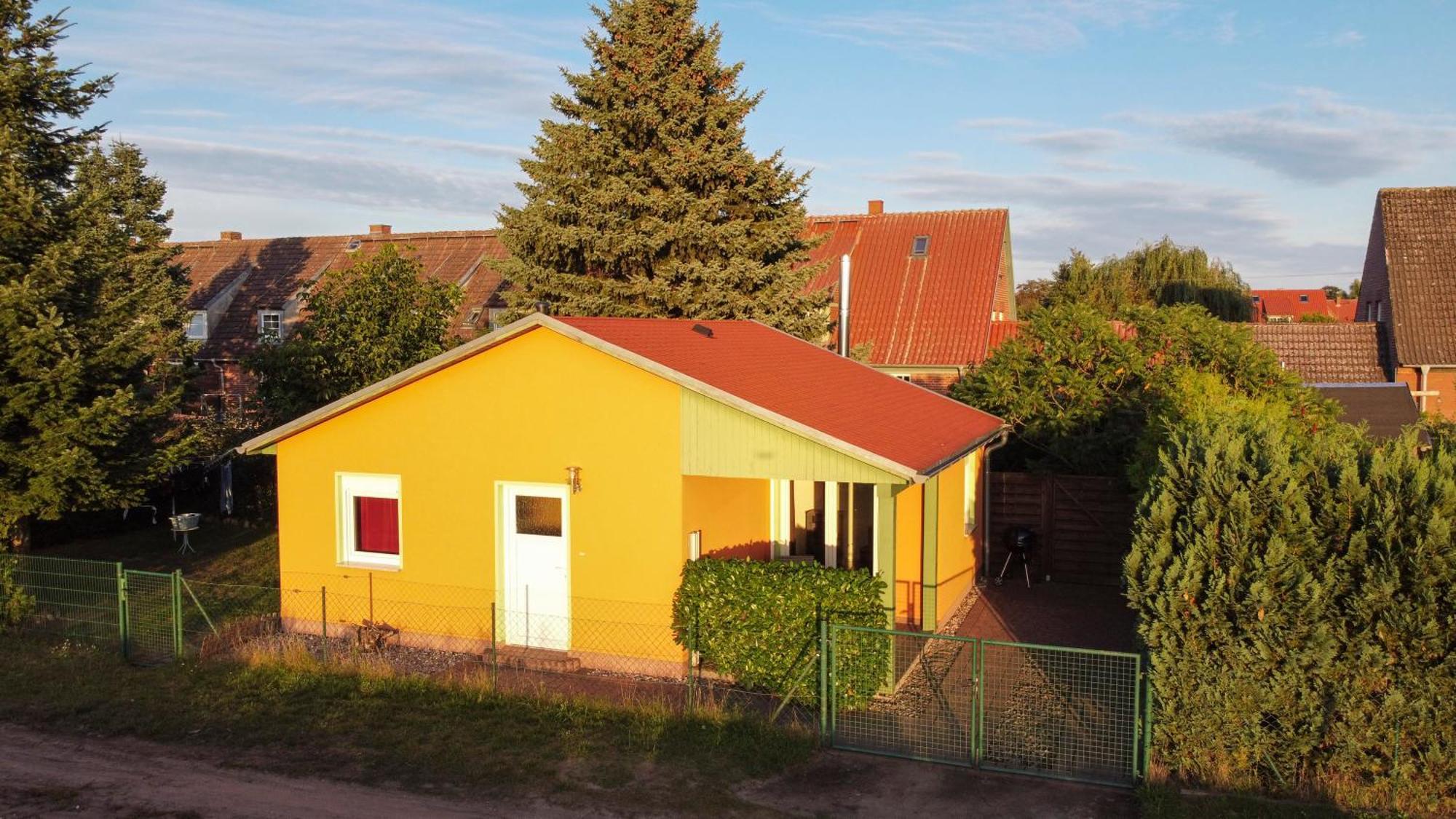 Kleines Ferienhaus Am Feldrand مالتشو المظهر الخارجي الصورة