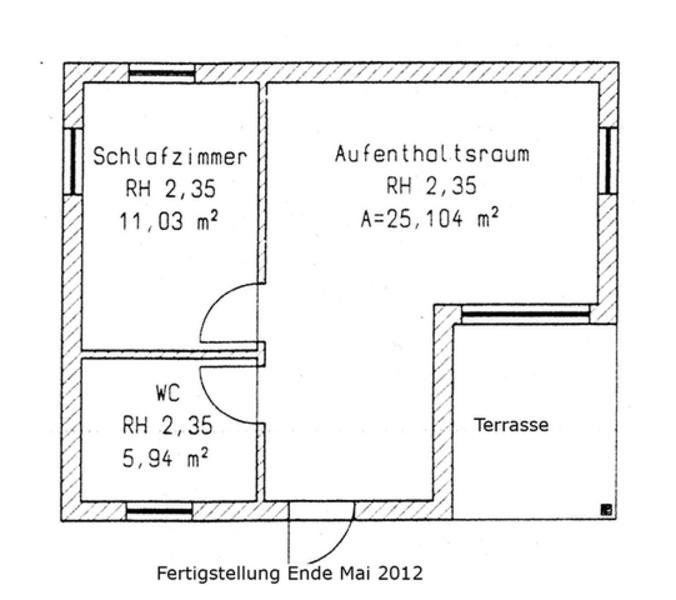 Kleines Ferienhaus Am Feldrand مالتشو الغرفة الصورة